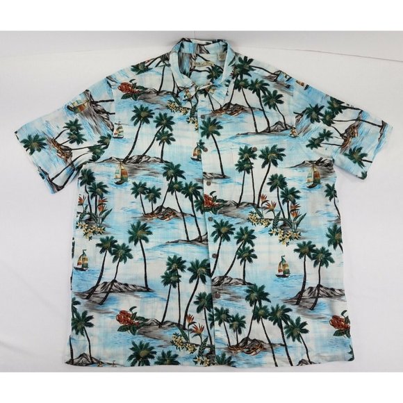 Classicmod Hand Block Batik Men's Casual Shirt - 100% Cotton Hawaiian Summer Beach Shirt - View #13